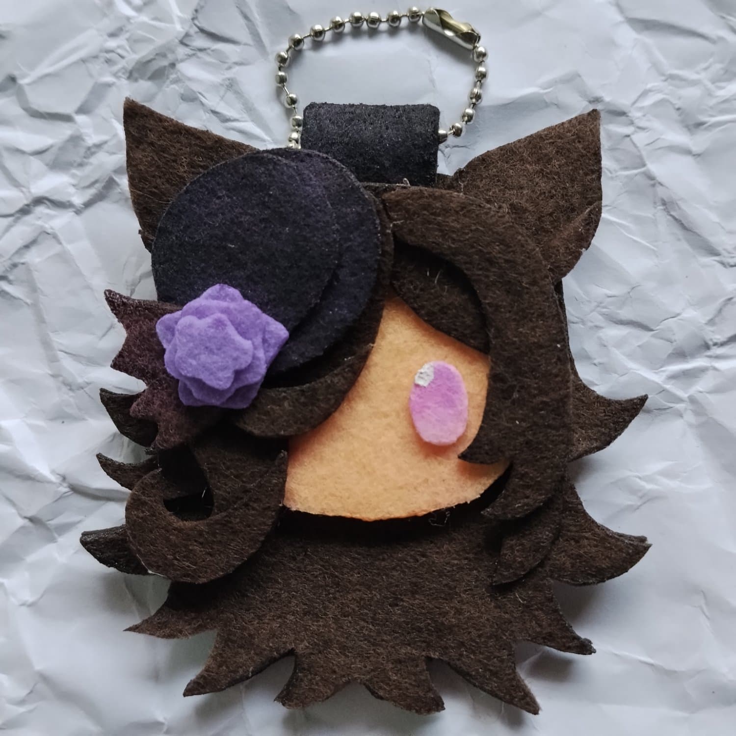 Rice Shower 🌧️ — Felt Doll Keychain Uma Musume