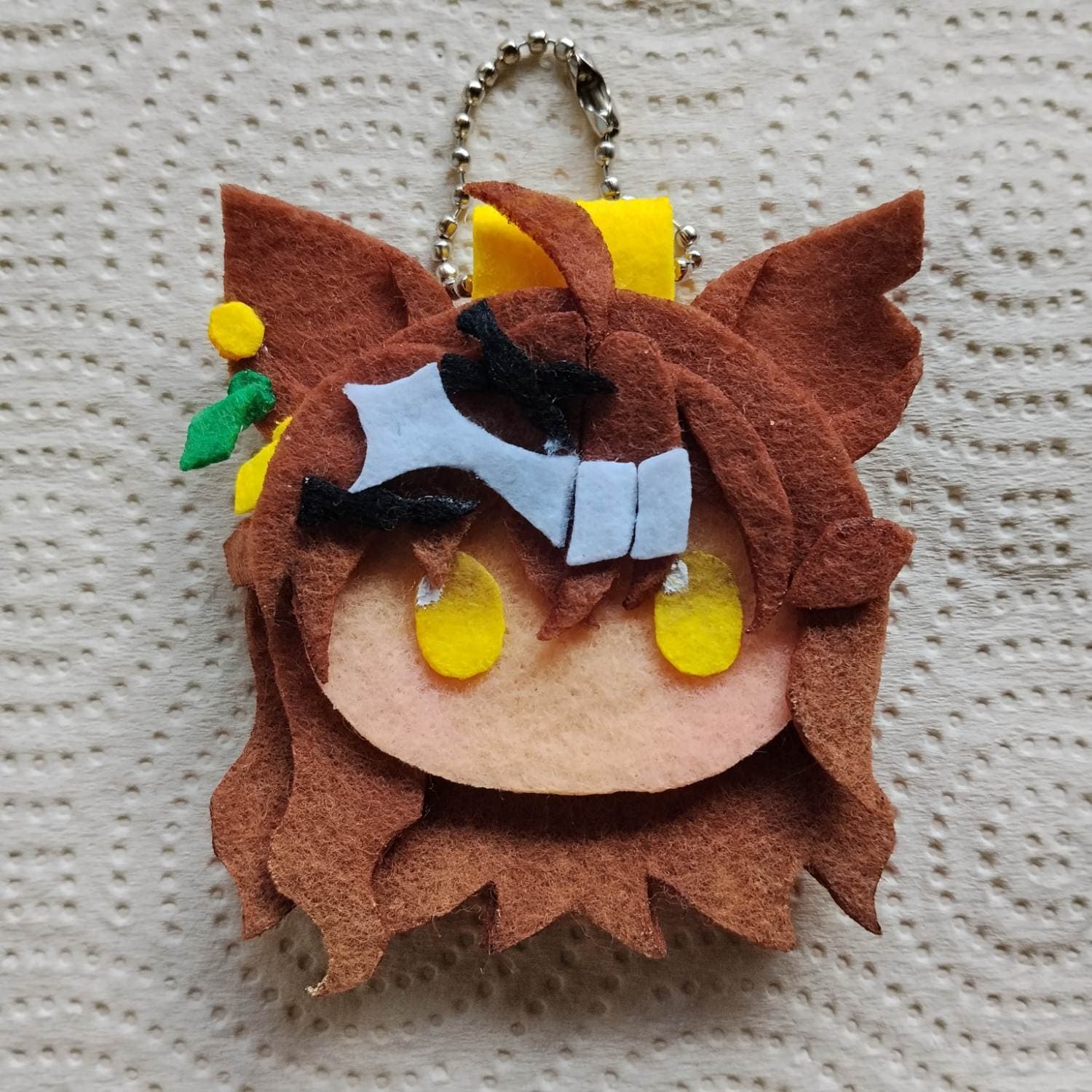 Jungle Pocket 🌿 — Felt Doll Keychain Uma Musume