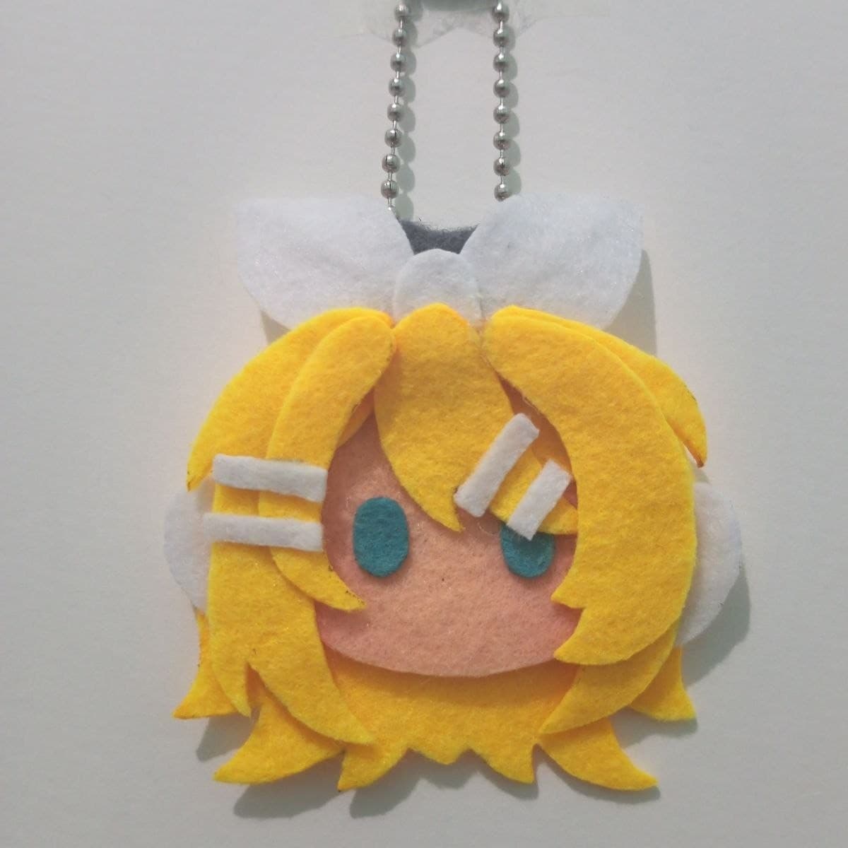 Kagamine Rin β Felt Doll Keychain Vocaloid