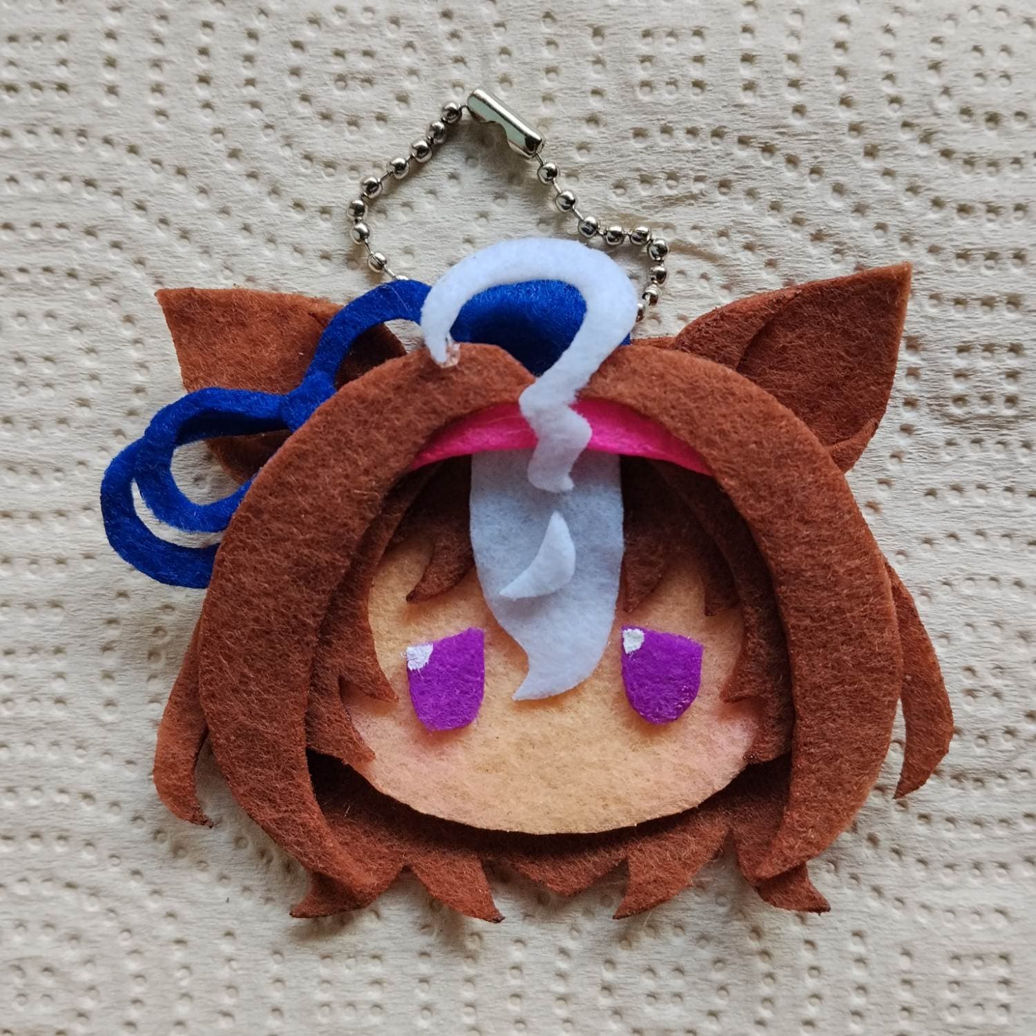 Meisho Doto 🍀 — Felt Doll Keychain Uma Musume