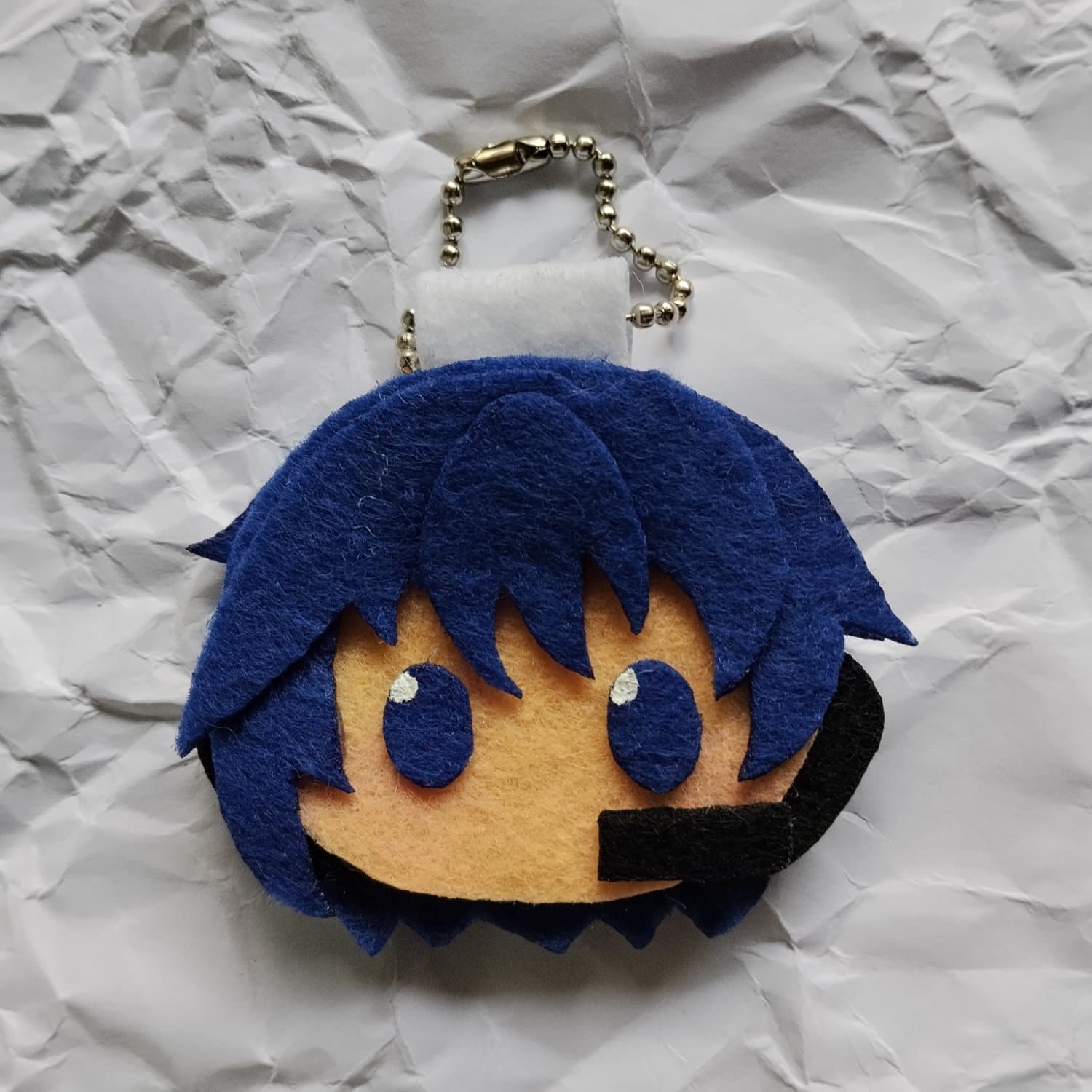 KAITO — Felt Doll Keychain Vocaloid