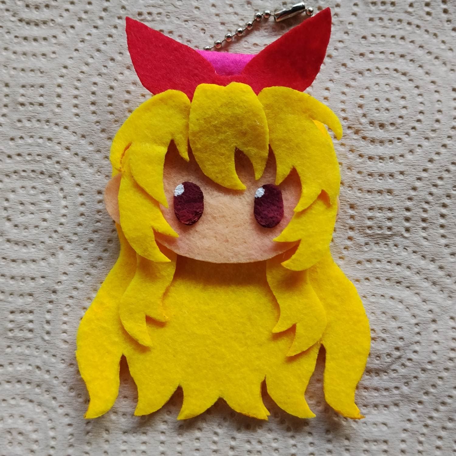 Hoshimiya Ichigo 🍓 — Felt Doll Keychain Aikatsu!